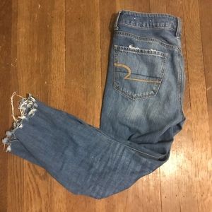 American Eagle Distressed Mom Jeans
